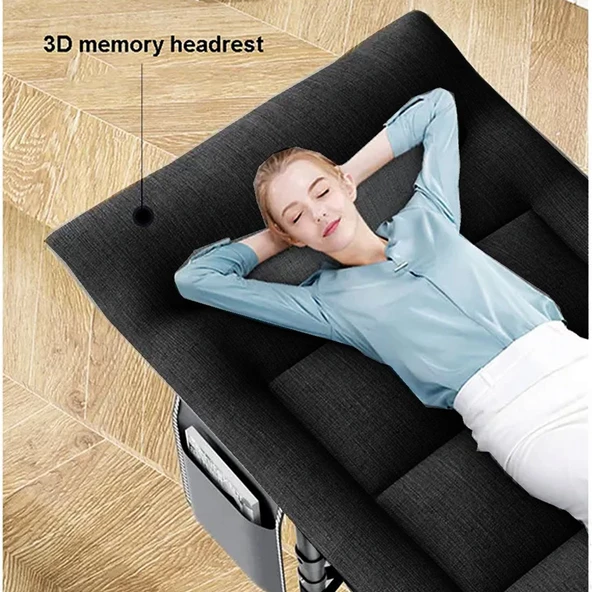 EFSANE KAMP - Konfor Ultralight Kampet Portatif Kamp Yatağı Siyah -  190x68x35cm - 2