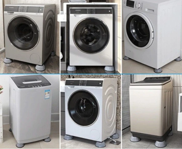 Çamaşır Makinesi Titreşim Engelleyici Stoper GRİ 4 lü Set - 2