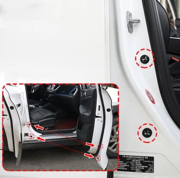 Araba Kapı Ses ve Darbe Emici Pad 10 Adet - Resim 4