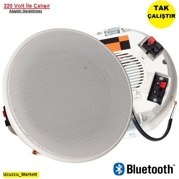 Bluetooth Alçıpan Tavan Hoparlör