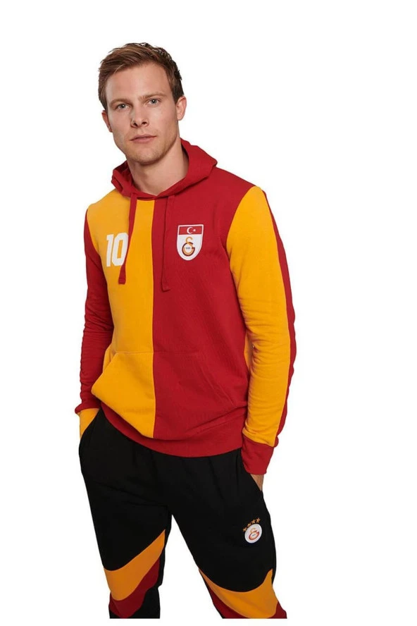 Galatasaray Orijinal Metin Oktay Kapüşonlu Sweat - 2