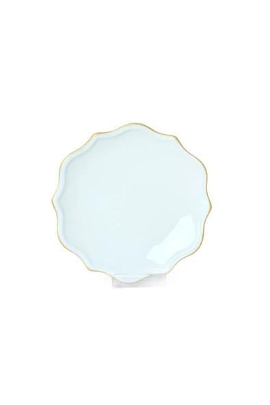 Keramika Beyaz Gold Fileli Romeo Yemek Takımı 24 Parça 6 Kişilik - 7