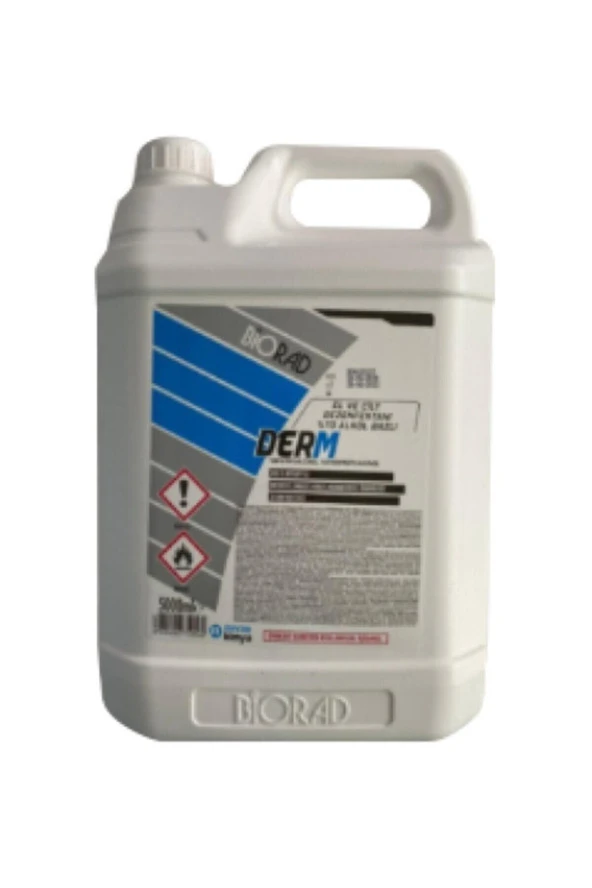 BİORAD Derm El  Cilt Dezenfektanı 5.000 ml  1 Koli = 4 Adet