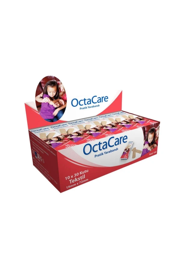 OCTACARE Pratik Yara Bandı 19 Mm × 72 Mm - 10 × 30 Kutu - 1