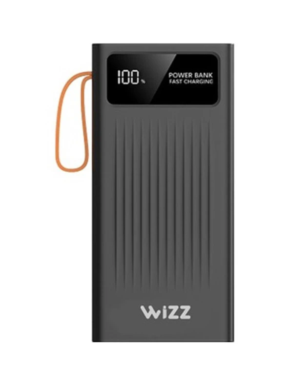 Wizz 10.000 Mah Kendinden Kablolu Dijital Göstergeli Powerbank