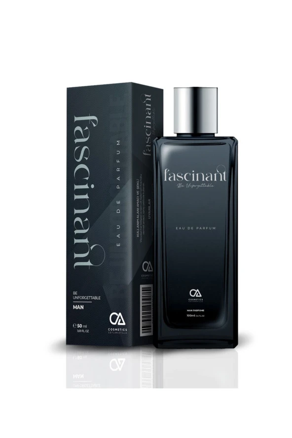 2 ADET ca ”FASCİNANT” 50ml man ULTRA KALICI ERKEK PARFÜMÜ