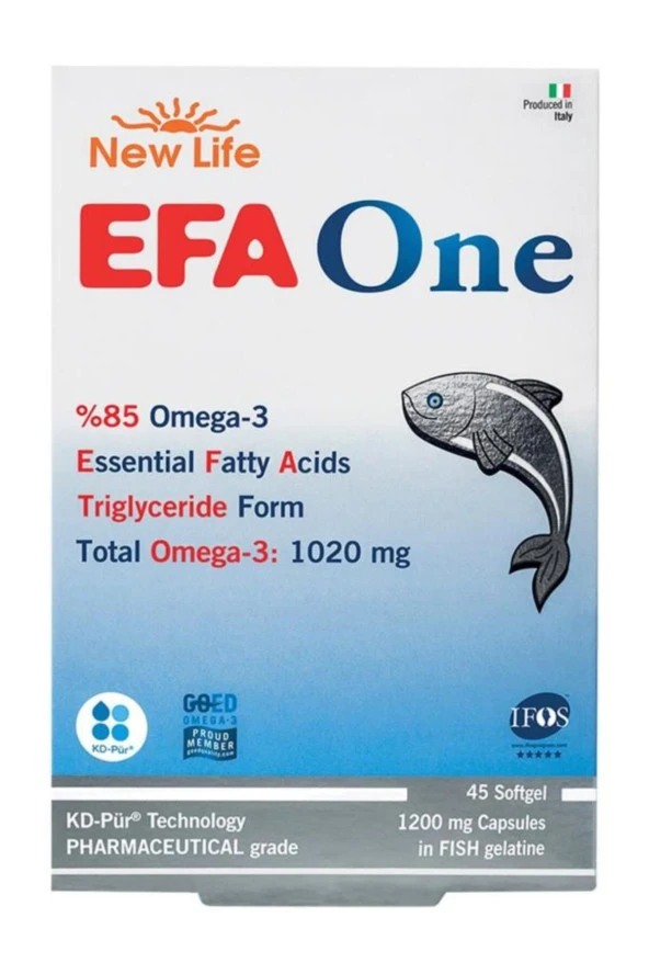 Efaone 45 Fish Softgel Kapsül