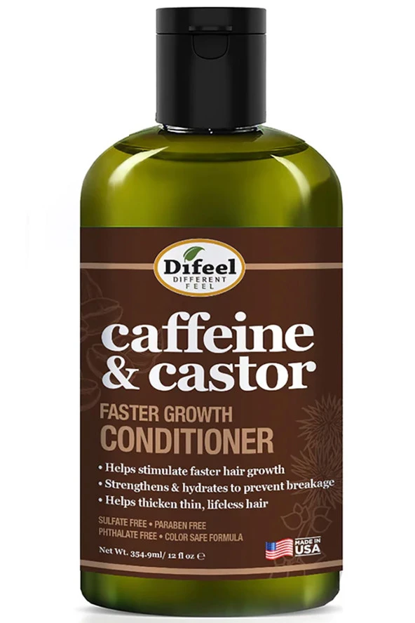Difeel Caffeine & Castor Faster Growth Saç Kremi 354.9ML