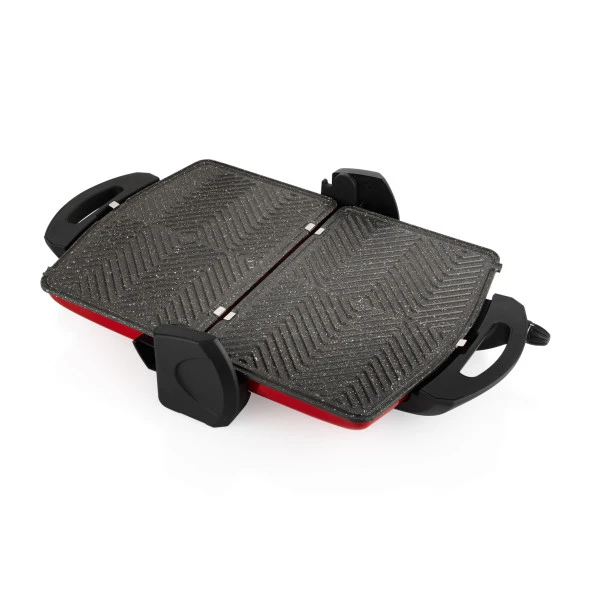 Schafer Grill Chef Tost Makinesi-Lal Kırmızı - 10