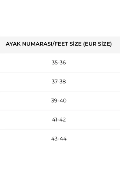 Ark Destekli Kauçuk Tabanlık 4/3 - 3
