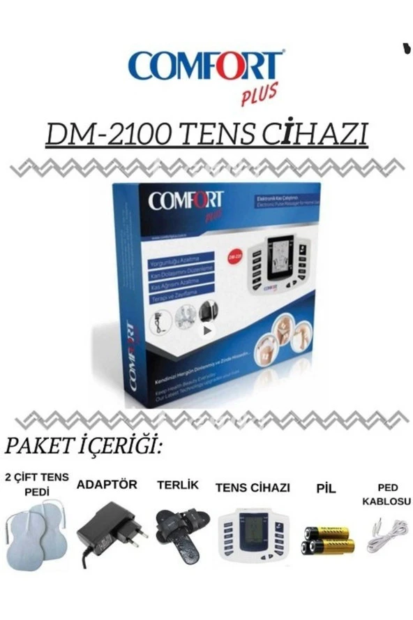 DM-2100 Tens Cihazı / Elektronik Fizik Tedavi Cihazı