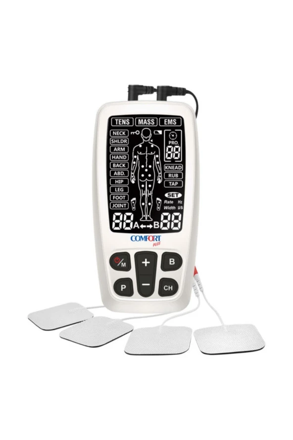 Comfort Plus R-c4a Şarj Edilebilir Tens Ems Masaj Cihazı