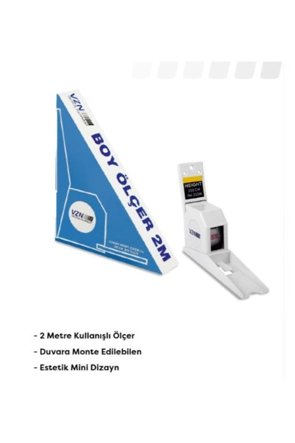 Duvara Monte Boy Ölçer 2 Metre - 2