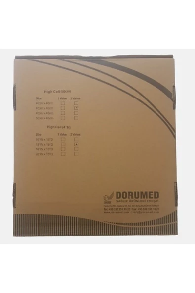 Anti Decubitus Tekerlekli Sandalye Havalı Minderi 45 cm-40 cm-10 cm - 4
