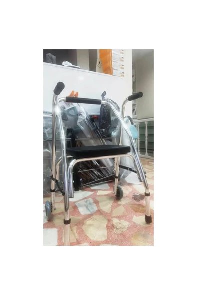 Pulsemed Ky914L-5 Walker Tekerlekli Oturma Aparatlı Yürüteç - 2