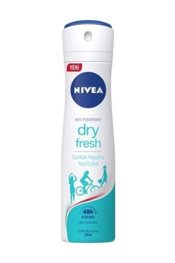 Nivea 150 ml Dry Fresh Kadın Deodorant 3lü Set