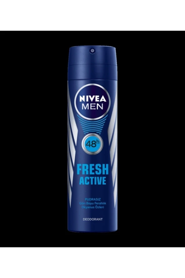 Nivea Men Fresh Active 150 ml Deodorant 3'lü Paket - 2