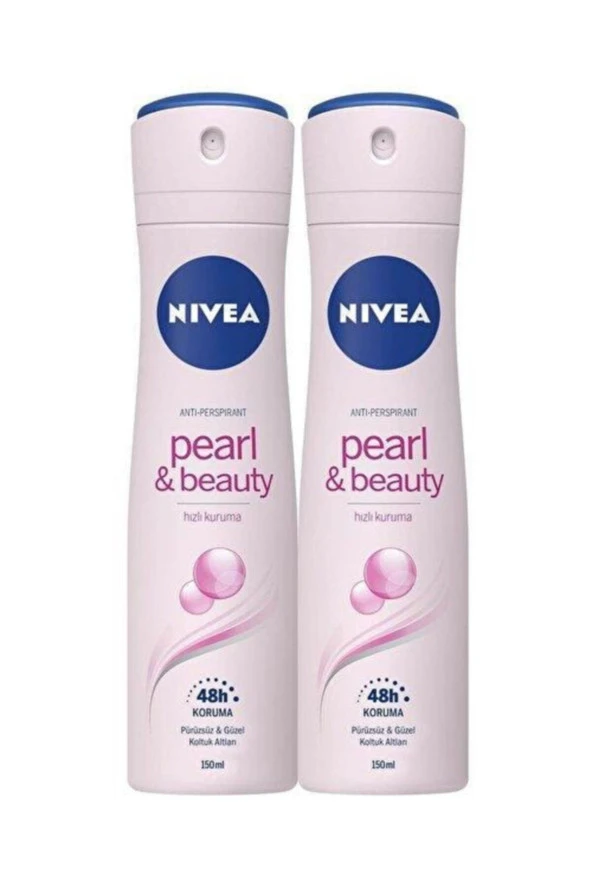 Nivea Deodorant Pearl Beauty Kadın 2X150 ml