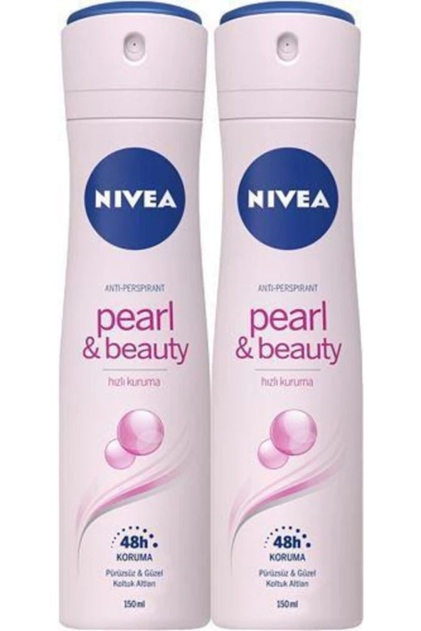 Nivea Pearl & Beauty 150 ml 2 Adet Deo Sprey