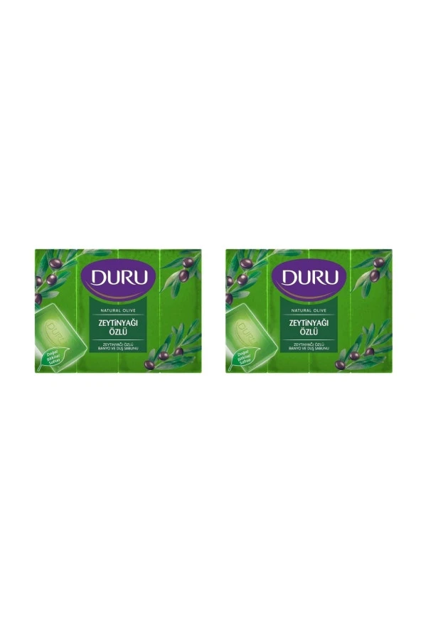 duruu Duru Natural Olıve Zeytinyağı Özlü Duş Sabunu 2 Adet 600 gr - 2