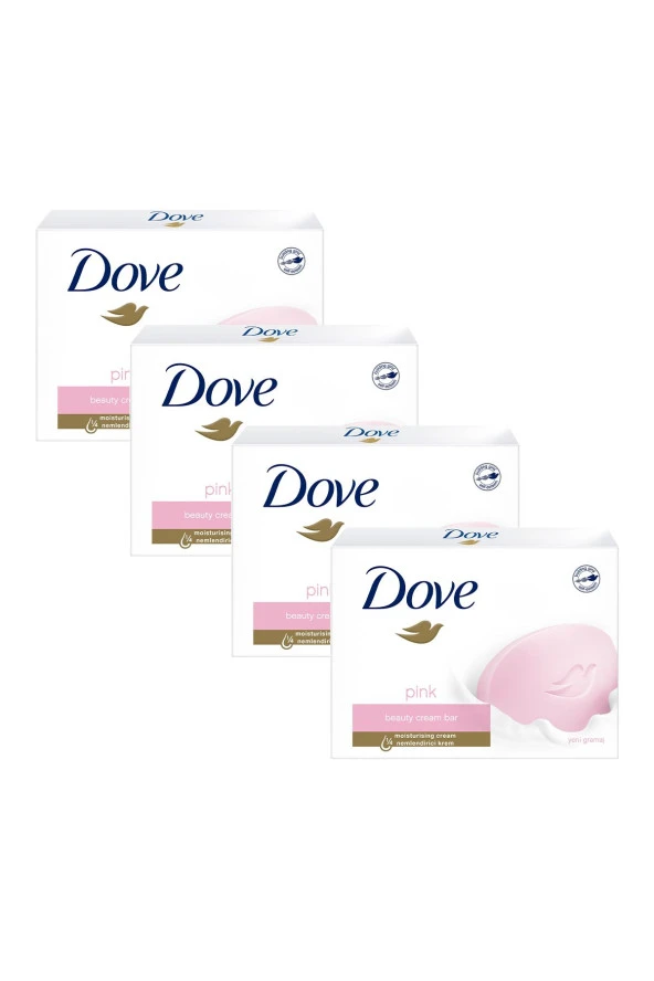 Dove Beauty Cream Bar Katı Güzellik Sabunu Pink Nemlendirici Etkili 90 G X4 Adet - 2