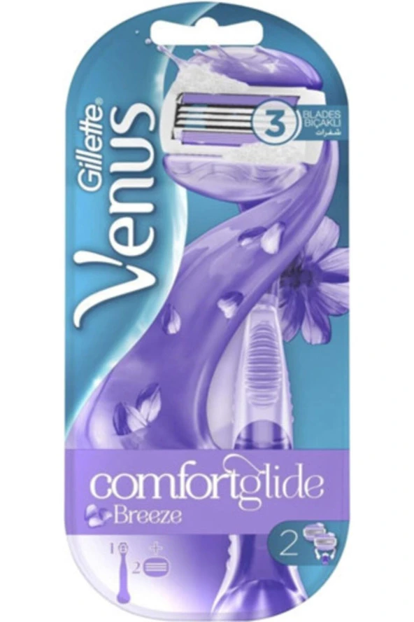 Gillette Venüs Comfort Glide Breeze Traş Bıçağı 1 Makine 2 Yedek Başlık