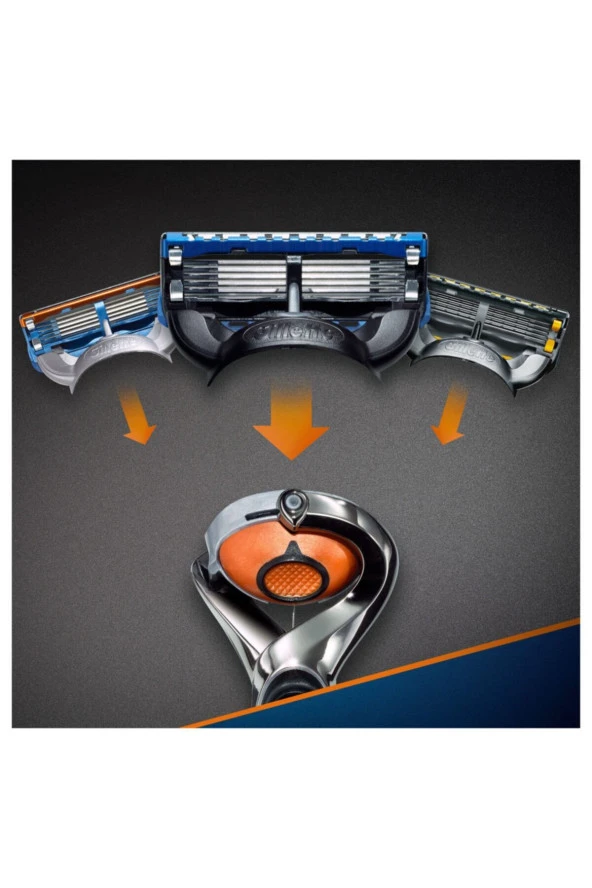 Gillette Fusion Proglide Tıraş Makinesi + 4'lü Tıraş Bıçağı Set - 5