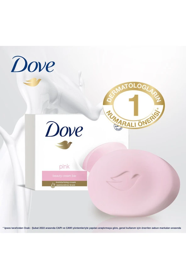 Dove Beauty Cream Bar Katı Güzellik Sabunu Pink Nemlendirici Etkili 90 G X4 Adet - 3