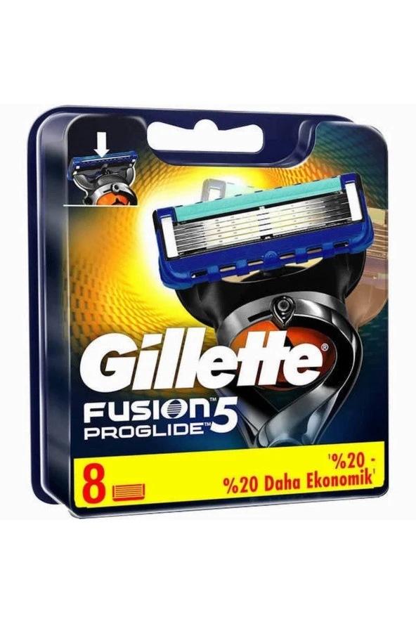 Gillette Fusion 5 Proglide Yedek Tıraş Bıçağı 8'li + Proglide Flexball Tıraş Makinesi 1 Yedekli - 2