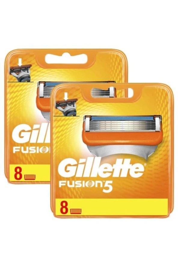 Gillette Fusion Yedek Başlık 8'li x 2 Adet