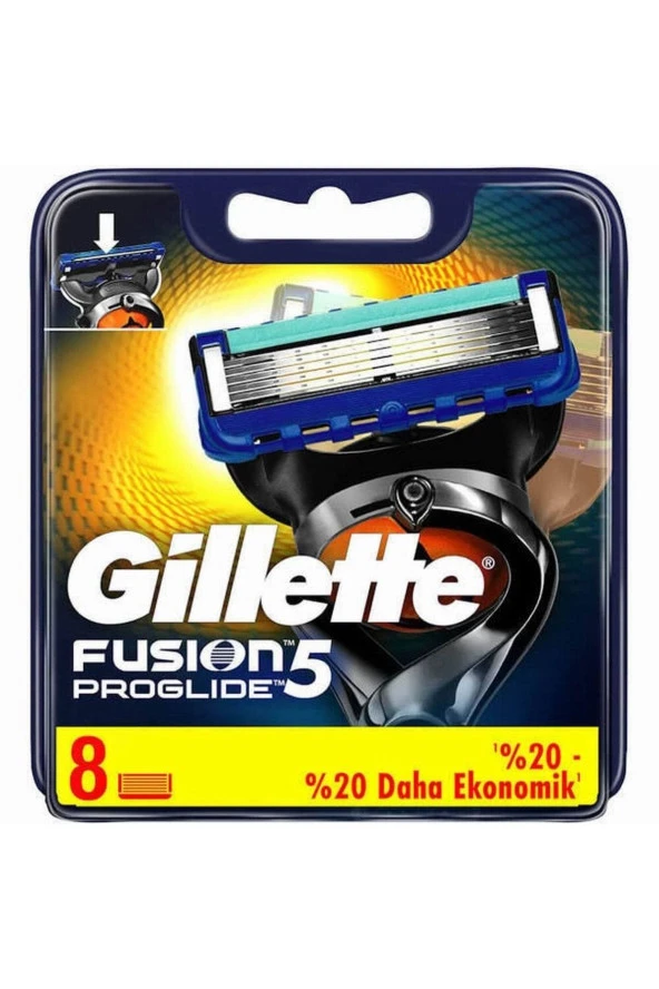 Gillette Fusion 5 Proglide Yedek Tıraş Bıçağı 8'li + Proglide Flexball Tıraş Makinesi 1 Yedekli - 3