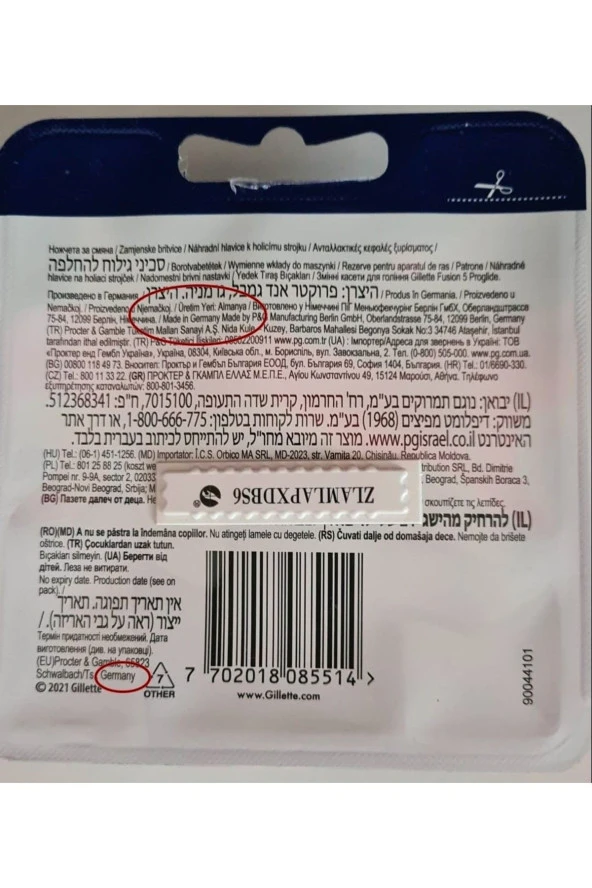 Gillette Fusion 5 Proglide Yedek Bıçak 4'lü ( 2 Adet ) - Resim 3