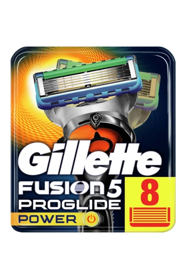 Gillette Fusion Proglide Power 8'li Yedek Tıraş Bıçağı