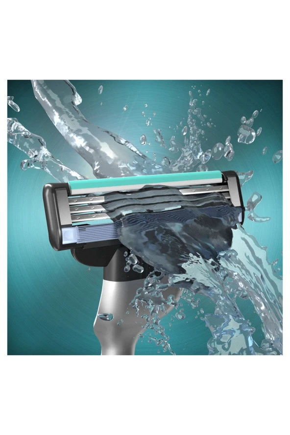 Gillette Mach3 Yedek Tıraş Bıçağı 8'li (karton Paket) + Mach3 Tıraş Makinesi 1 Yedekli - 5
