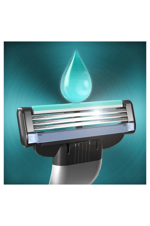 Gillette Mach3 8'li Yedek Tıraş Bıçağı + Mach3 Tıraş Makinesi 2 Yedekli - 6