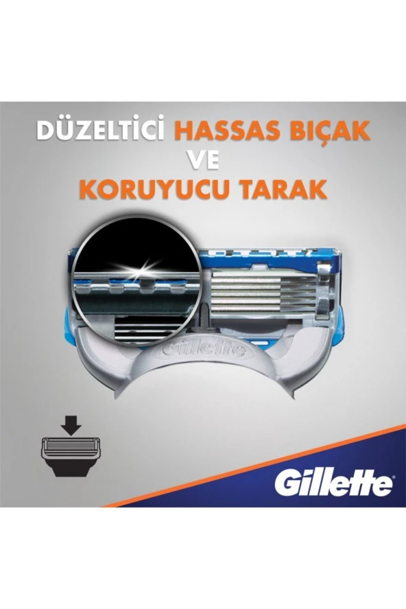 Gillette Fusion Proglide Power 8'li Yedek Tıraş Bıçağı - 5