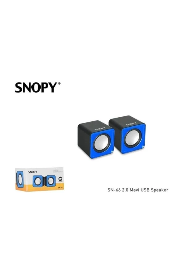 Snopy SN-66 2.0 USB Speaker Mavi