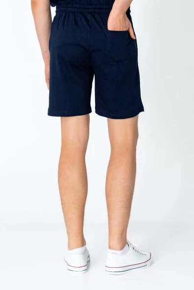 Erkek Fit Kalın Penye Rahat Sade Klasik Şort - 9