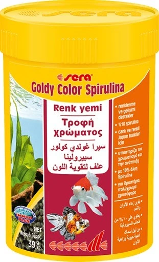 Sera Goldy Color Spirulina 100 Ml / 39 Gr