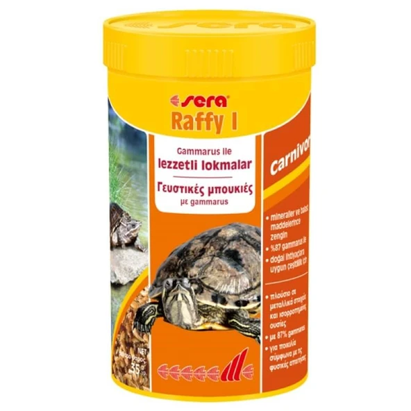 Sera Raffy I Kaplumbağa Yemi 250ml 35gr