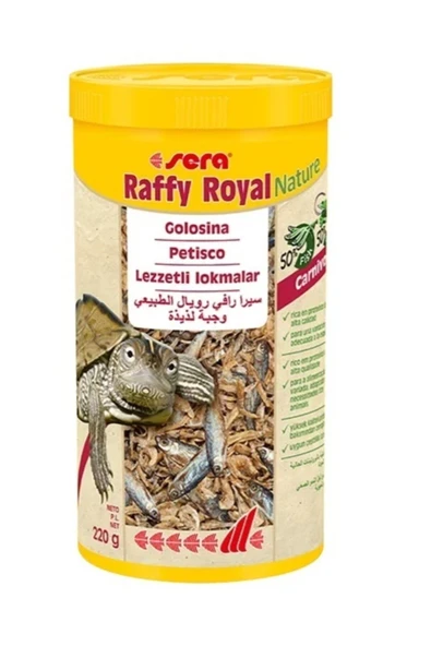 Sera Raffy Royal Nature Kaplumbağa Yemi 1000 Ml