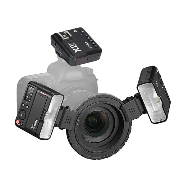 Godox MF12 Makro Flaş İkili Set + X2T-S Sony Tetikleyici - 4