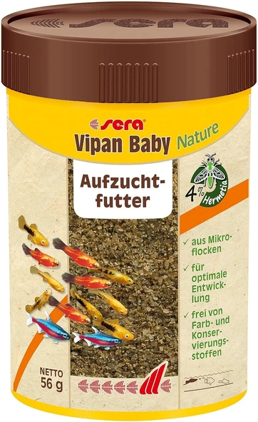 Sera Vipan Baby Yavru Balık Yemi 100ml 56gr