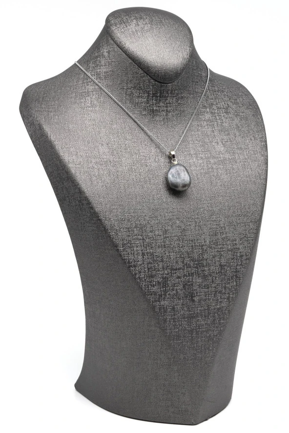 Safir Doğal Taş Kolye - Resim 2