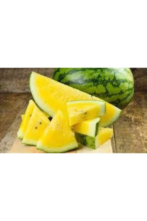 Tohum Nadir Orjinal Sarı Bal Karpuz Sarı Karpuz Tohum 5 Adet - 3