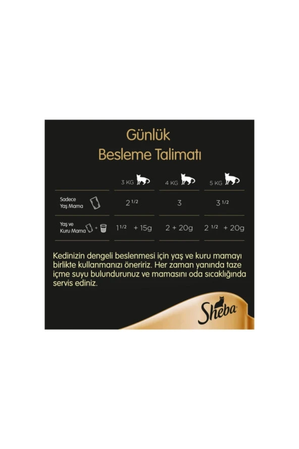 Sheba Pouch Somonlu Poşet Yaş Mama 85 G x 12 adet - Resim 4