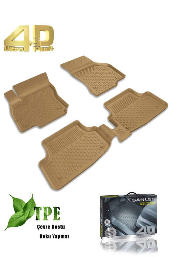 Audi A3 2013-2020 Bej Sahler Oto Paspas ürün görseli