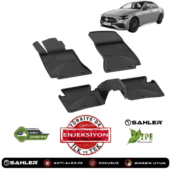 Mercedes W206 2022+ Uyumlu SAHLER 4.5D OTO PASPAS - 2