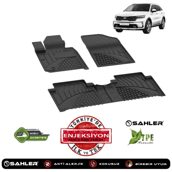Kia Sorento Hybrid 2020+ Uyumlu Lux Seri Sahler Oto Paspas - Resim 2