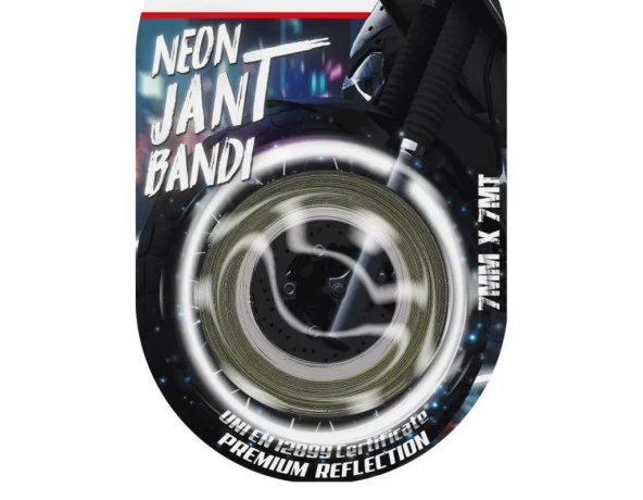 Neon Jant Bandı Beyaz 7mm X 7mt